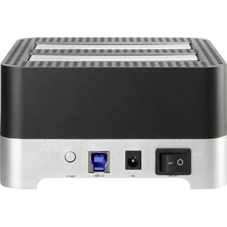 Renkforce RF-DOCKING-02 USB 3.2 Gen 1 (USB 3.0) SATA 6 Gb/s 2 Port Festplatten-Kopierstation 2.5 Zoll, 3.5 Zoll mit Clo – Bild 2