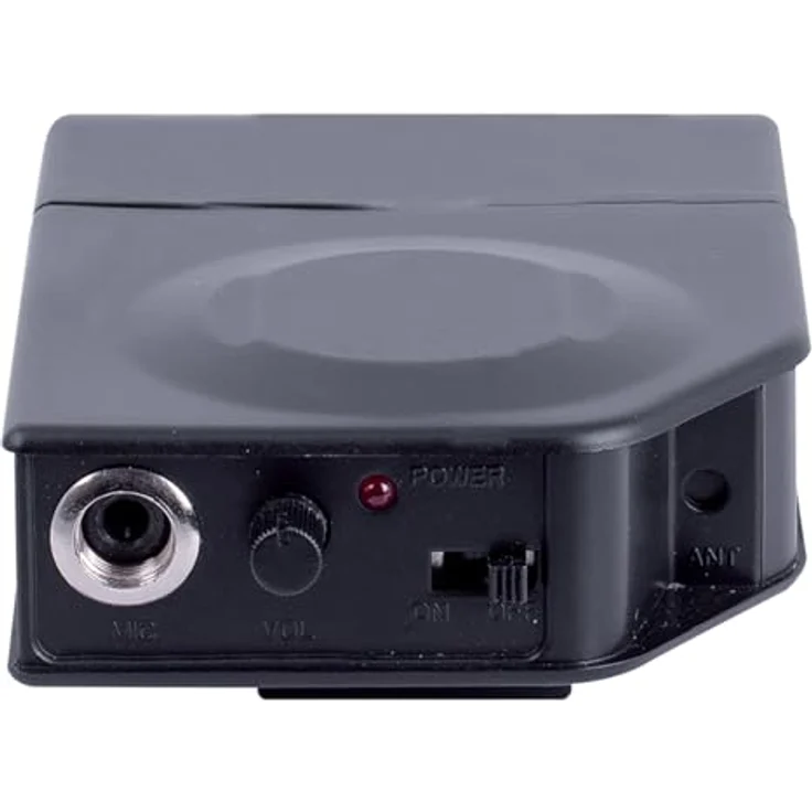 Trevi EM 408 UHF, Wireless Mikrofon-Set mit Headset und Clip-Mikrofon, 20 Meter Reichweite – Bild 5