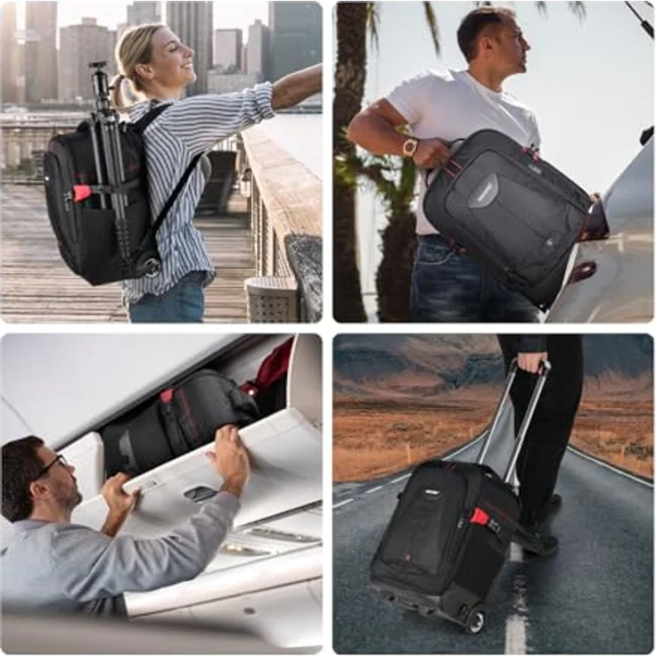 NEEWER 2 IN 1 Rolling Camera Backpack – Bild 10