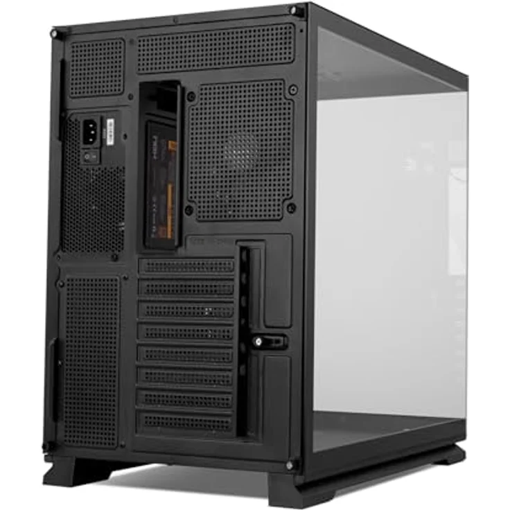 NOX Hummer Galaxy White, Mid Tower ATX Gehäuse aus gehärtetem Glas mit ARGB-Beleuchtung, optimales Kabelmanagement – Bild 6