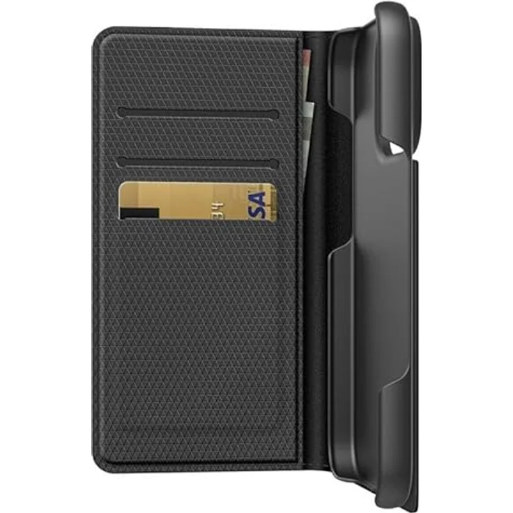 BlackRock The Classic Case Folio für Apple iPhone 16 Pro, Schwarz, elegantes Design und Schutzfunktion – Bild 3