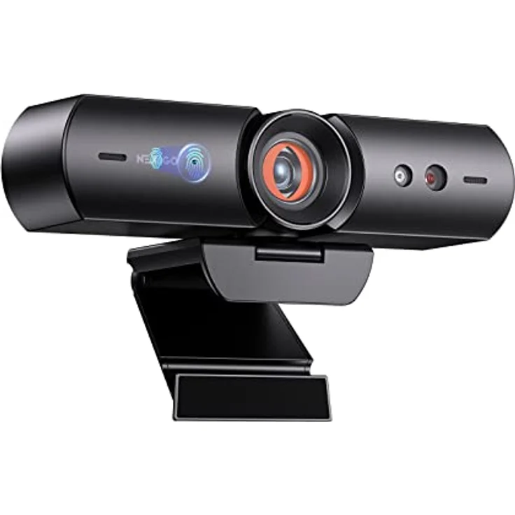NexiGo HelloCam, 1080p Webcam mit Windows Hello und Mikrofon, Echter Datenschutz mit Automatischem Abdeckung, für Streamen von Online-Kursen, Kompatibel mit Zoom/Skype/Teams – Bild 1