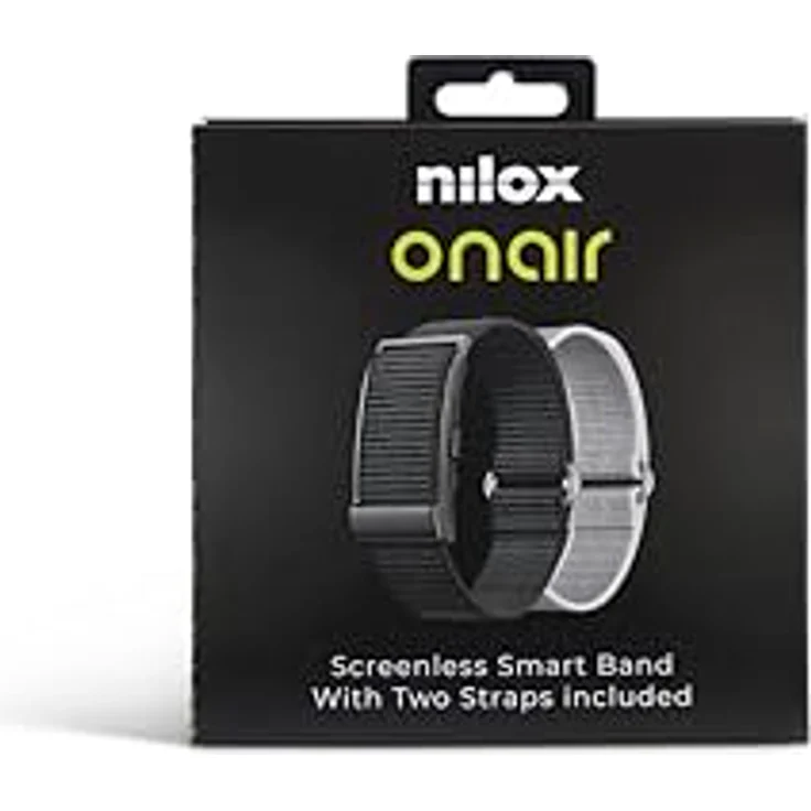 Nilox ONAIR Activity-Armband, Schwarz Silberfarben, Wasserfest, Fitness-Monitor, Herzfrequenz-Monitor, Verstellbarer Gurt, Unisex – Bild 9
