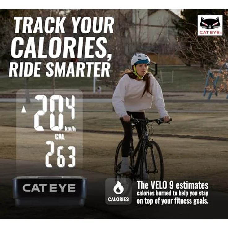 Cateye Velo 9 Radcomputer schwarz – Bild 5