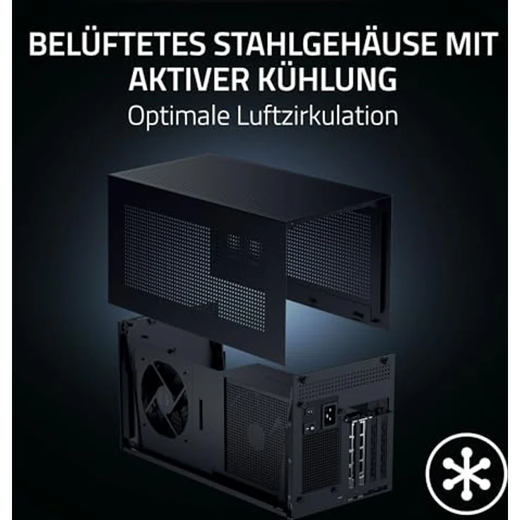 Razer Core X V2, externes Grafikkarten-Gehäuse mit Thunderbolt-Konnektivität, Schwarz – Bild 7