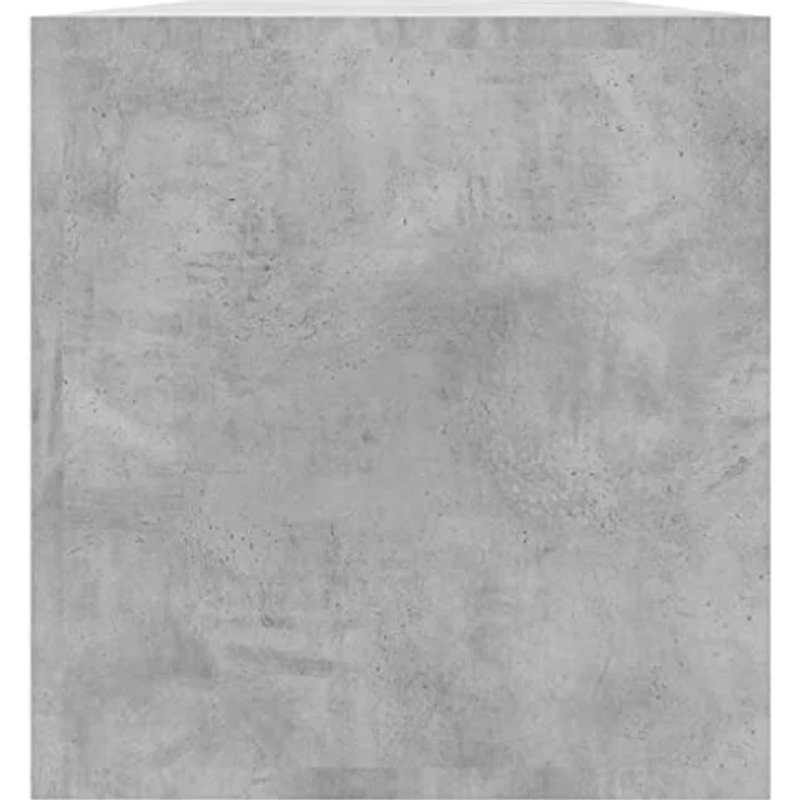 vidaXL Schallplatten-Aufbewahrungsbox Betongrau 71×34×36 cm Spanplatte – Bild 8