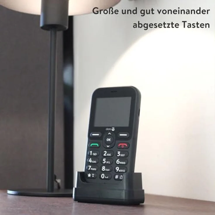 Doro Leva E10 4G Smartphone, 2.4 Zoll, 0,3 MP, Single SIM, Schwarz – Bild 5