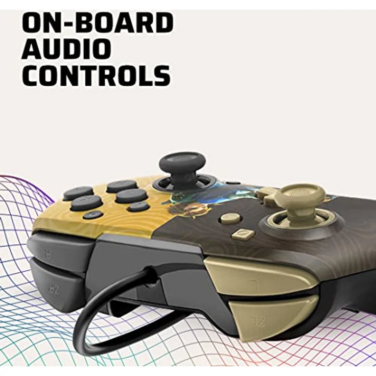 PDP Faceoff Deluxe + Audio Wired Controller Zelda (Switch) (500-134-EU-C6LI-1) – Bild 3