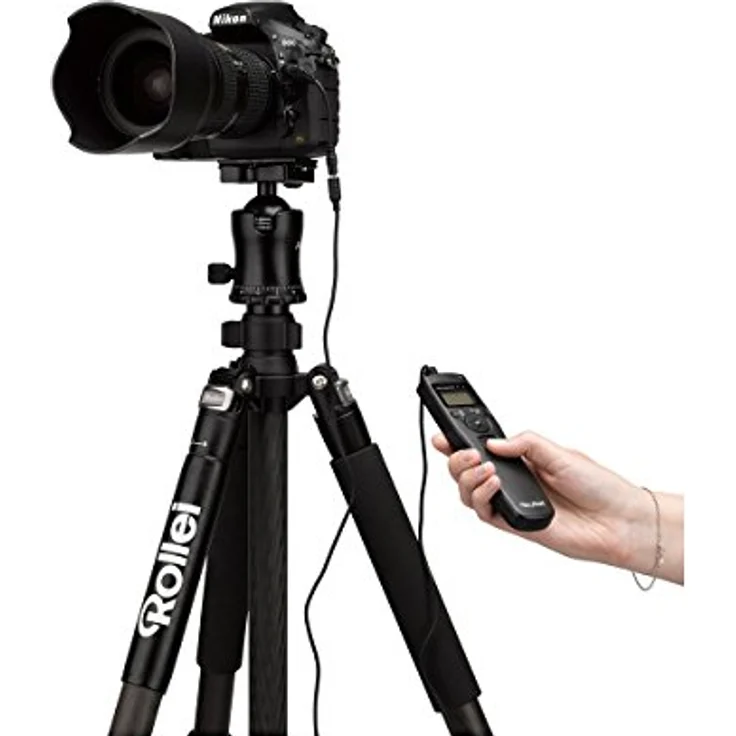 Rollei Kabelfernauslöser für Sony - Fernauslösung Ihrer Sony DSLM- DSLR Kamera, leichte Bedienung, optimal für Langzeitbellichtungen, Serienbildfunktion & Zeit-Intervall Aufnahmen mit LCD-Display – Bild 8