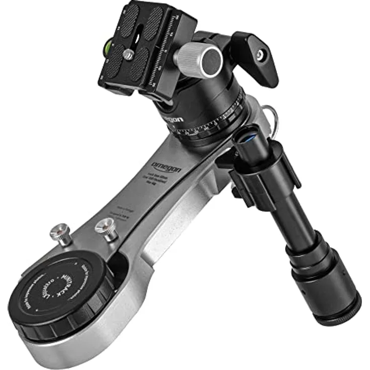 Omegon Montierung MiniTrack LX Quattro NS Set (mit Kugelkopf) - Mechanische Reisemontierung für Astrofotografie