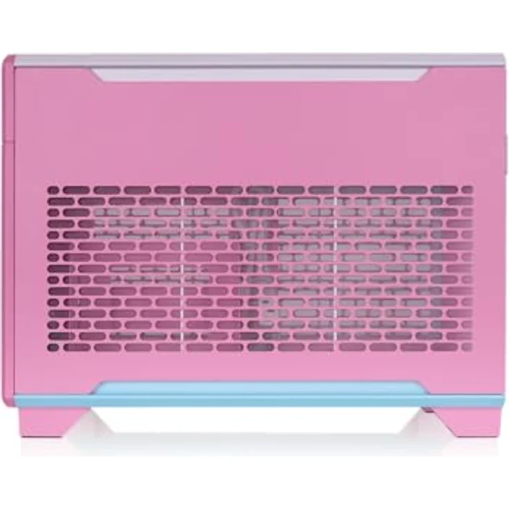 Thermaltake TR100 Mini Tower PC-Gehäuse, super kompakt, Bubble Pink, für Mini ITX Mainboards, unterstützt Grafikkarten bis 360 mm und AiO-Wasserkühlungen bis 280 mm – Bild 3