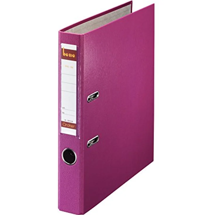 bene Aktenordner bene No.1 Power Ordner brombeer Kunststoff 5,2 cm DIN A4, schmutz- und feuchtigkeitsabweisend – Bild 2
