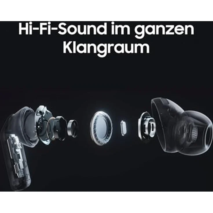 Samsung Galaxy Buds4 Pro, Kabellose Hi-Fi Bluetooth-Kopfhörer mit Geräuschunterdrückung, 360 Audio und AI Sprachsteuerung, White – Bild 3