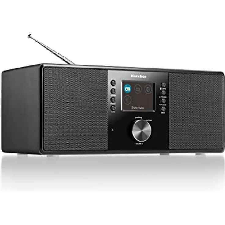 Karcher DAB 5000+ Digitalradio (DAB+ / UKW-RDS, Bluetooth, AUX-IN, Wecker mit Dual-Alarm)