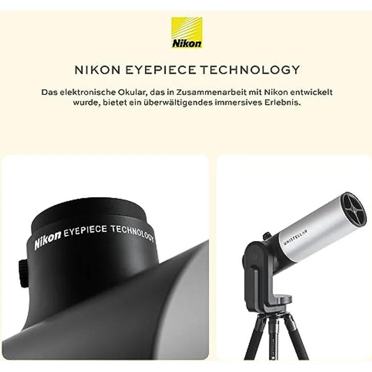 Unistellar – EVSCOPE 2 – Vernetztes Smart Teleskop – Anfänger und Fortgeschrittene – Kompatibel mit iPhone Android – 114 mm Öffnung – Nikon Okular-Technologie – Bild 5