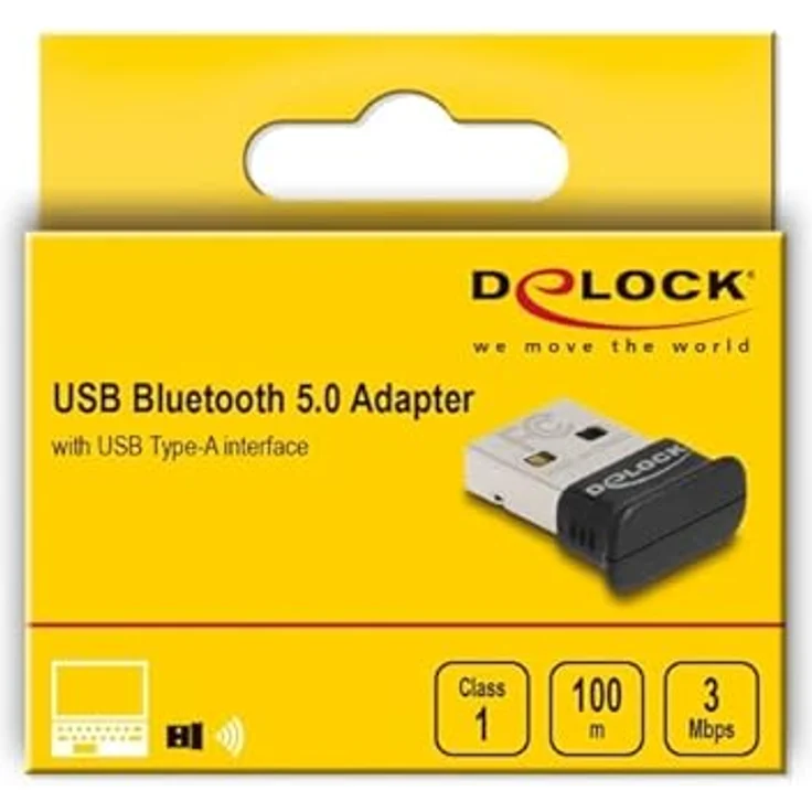 Delock USB Bluetooth 5.0 Adapter Klasse 1 im Micro Design – Bild 3