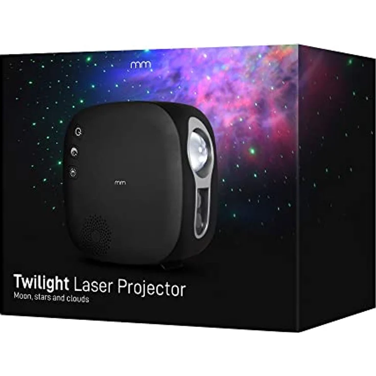 mikamax - mm - Twilight Projector - Dämmerungs Projektor - Bluetooth eingebauter Lautsprecher - Sternenhimmel Projektor - Abmessung: 15 x 7,5 x 15 cm – Bild 4