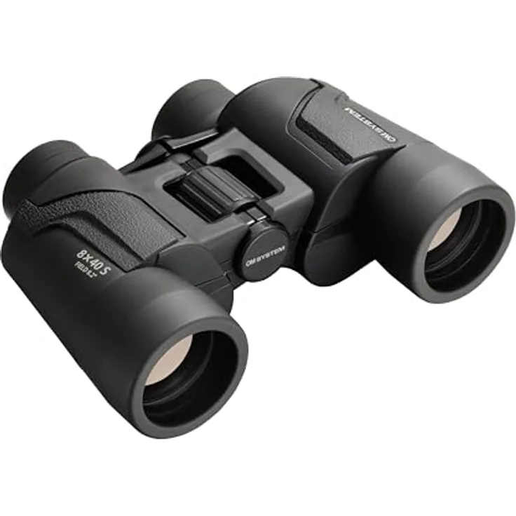 OM SYSTEM Fernglas 8x40 S, leichtgewichtig mit Trageriemen, Tasche und 15 Jahre Herstellergarantie, ideal für Naturbeobachtung und Sport
