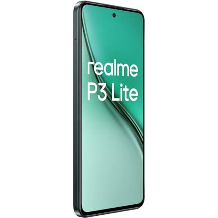 realme P3 lite Smartphone, Grün, 8+256GB, 50MP AI Kamera, 120Hz Eye Comfort Display, 6000 mAh Akku, T7250 Chipset, Militärisch robuste Bauweise, Wasserresistent – Bild 5