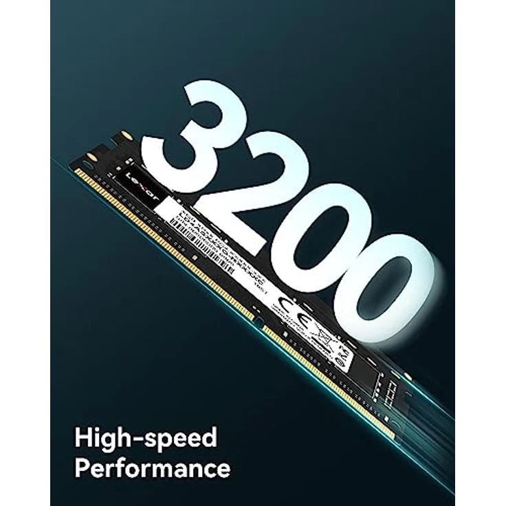 Lexar SODIMM DDR4 8GB, 3200 MHz Laptop RAM, 260-Pin SODIMM Laptop-Speicher, Hochleistungs-SO-DIMM, PC-Laptop-Computerspeicher, Hochleistungs Arbeitsspeicher (LD4AS008G-B3200ASST) – Bild 2