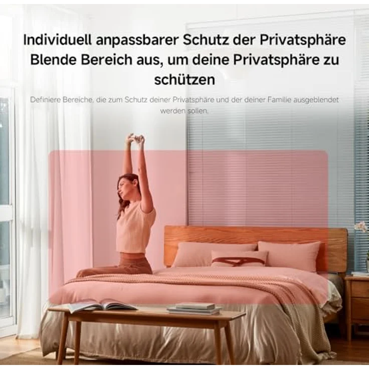 Xiaomi Smart-Kamera C100 2K EU BHR07OGL, Netzwerkkamera mit 3-Megapixel Auflösung, WLAN, Nachtsicht und Zwei-Wege-Audio, Weiss – Bild 6