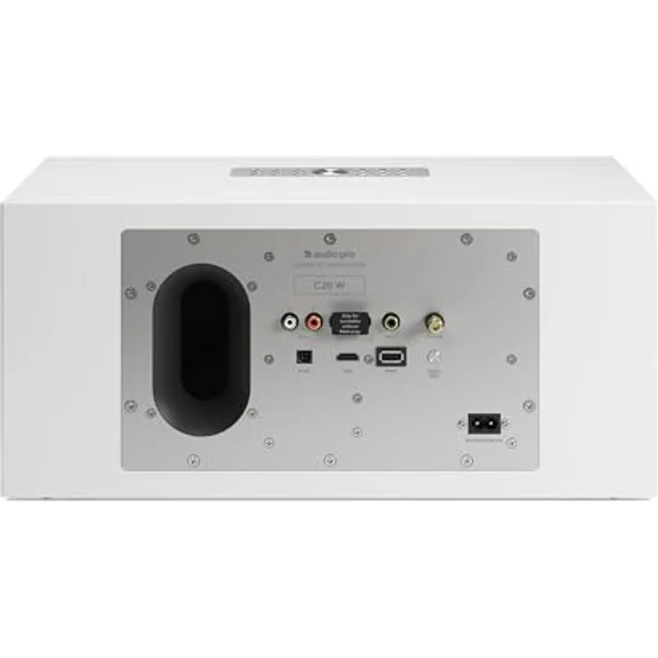 Audio Pro C20 W, Smarter Stereo-Lautsprecher mit HDMI-ARC, WLAN und Bluetooth 5.0, in Weiß – Bild 7