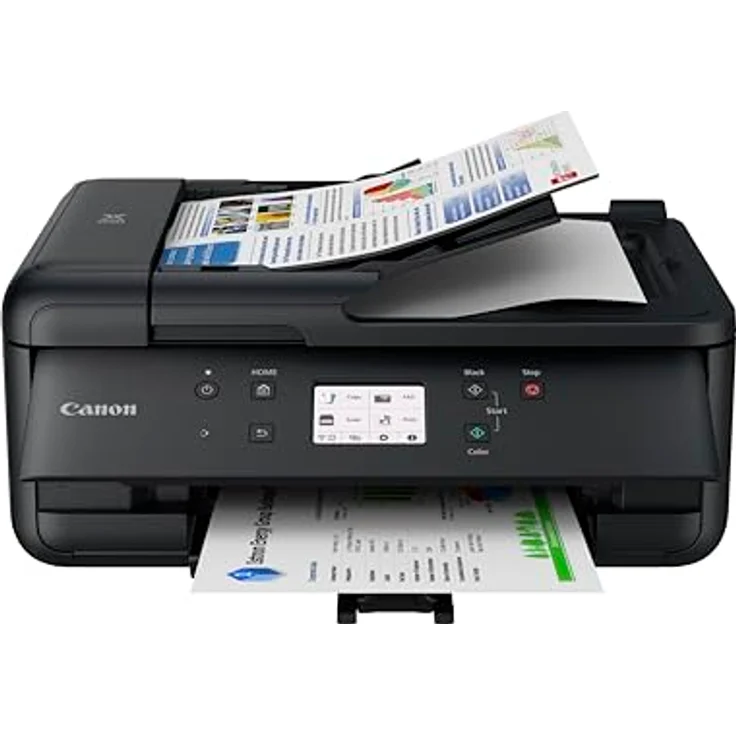 Canon PIXMA TR7650 Wireless 4-in-One Colour Inkjet Printer - Print, Scan, Copy & Fax | Wi-Fi, Cloud | ADF, Borderless Photo Printing | Home Office – Bild 1