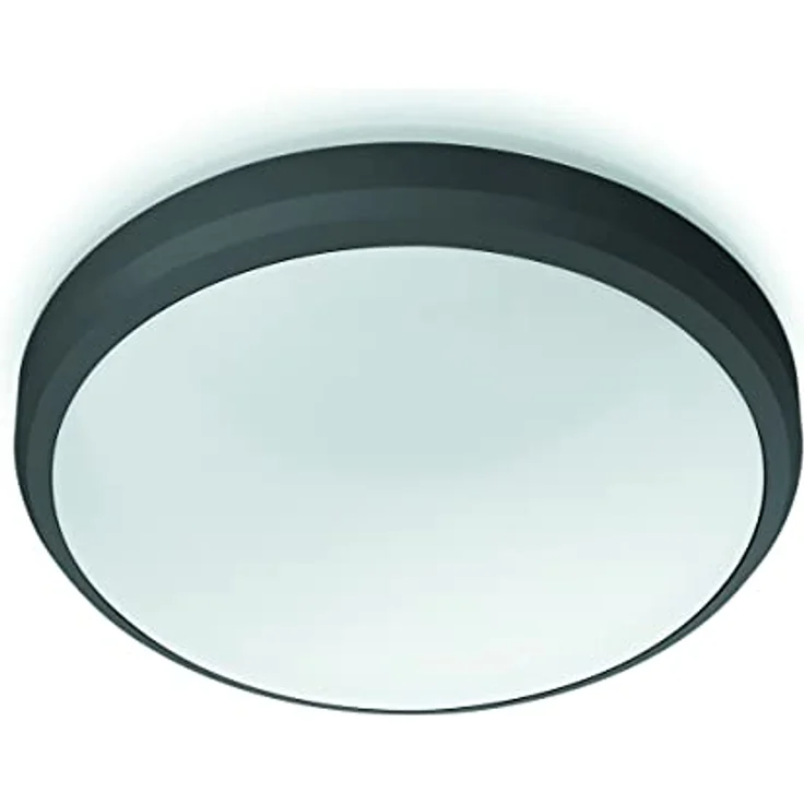 PHILIPS my Garden LED Doris Deckenleuchte Doris, 6W, warmweißes Licht 2700K, IP54 Schutzklasse, Schwarz – Bild 3
