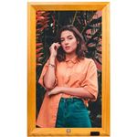 Kodak WF238V WiFi wurzelholz Digitaler Bilderrahmen (23.80", 1920 x 1080 Pixel), Braun