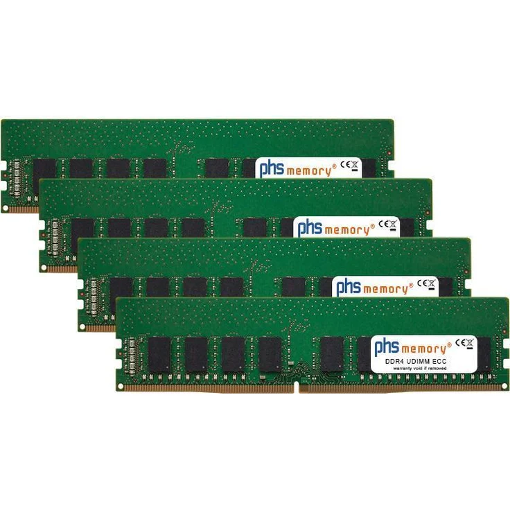 PHS-memory 32GB (4x8GB) Kit RAM Speicher für Dell Precision 3630 Tower, DDR4 UDIMM ECC 2666MHz