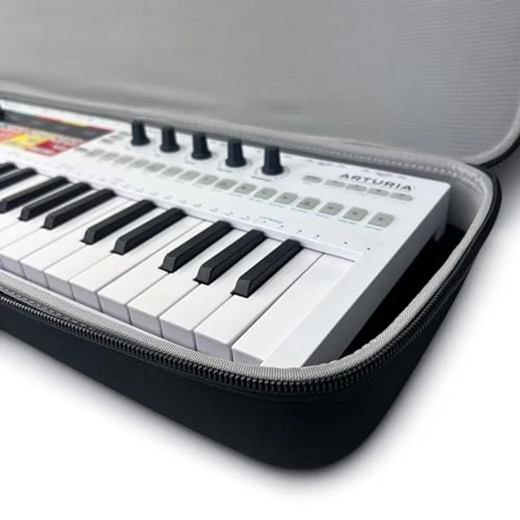 Analog PULSE Case für Arturia KeyStep Pro, robuster DJ Case mit Zubehöraufbewahrung, schwarz – Bild 7