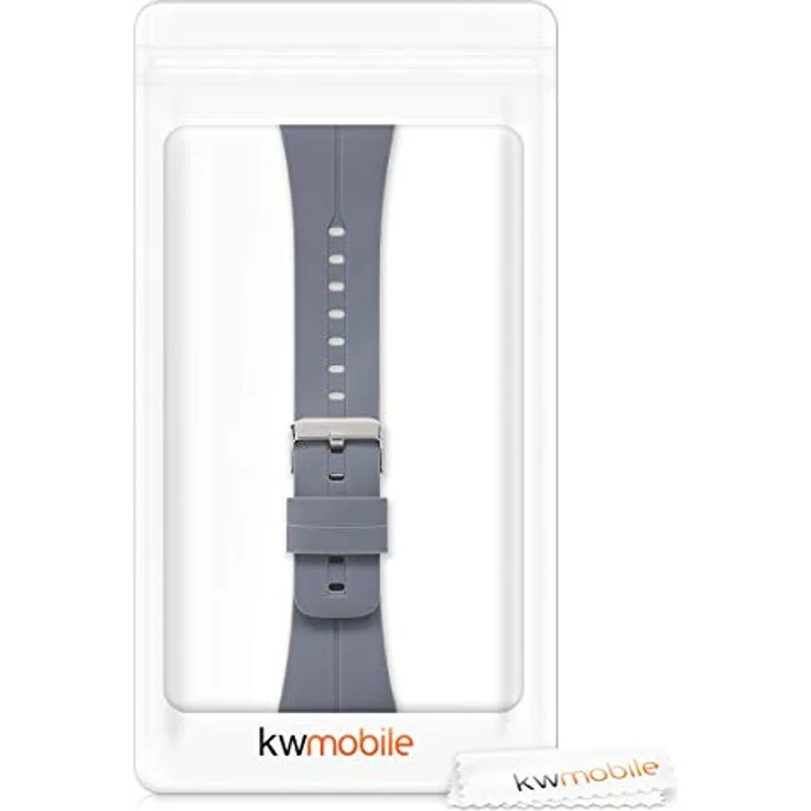 kwmobile Sport Ersatzarmband TPU mit Uhrenverschluss (Größe S) für Polar M400 / M430 Anthrazit – Bild 7