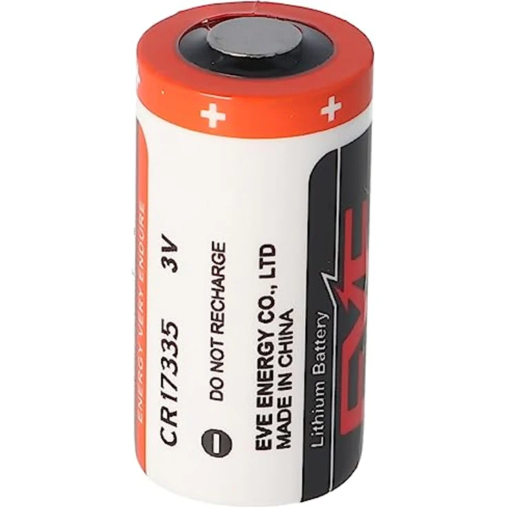 AccuCell EVE CR17335 3V Lithium Batterie, 1500mAh, Größe 2/3A, ca. 17 x 33.5mm – Bild 4