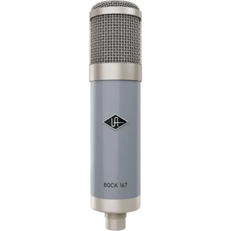 Universal Audio Bock 167, Multi-Pattern Röhren Großmembran Mikrofon mit Fat-Schalter und Lundahl Transformator