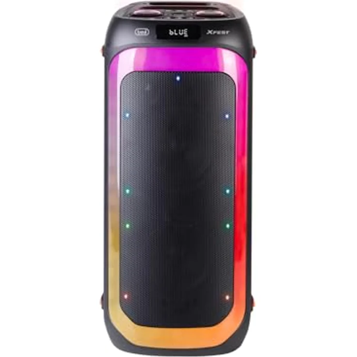 Trevi - Funk-Lautsprecher XF 780, 2-Wege-Bassreflex-System, Moving Disk Light Multicolor – Bild 2