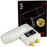Premium X PXM-T Twin LNB Rocket schmal Multifeed 3° Grad SAT für 2 Teilnehmer Typ 0,1 inkl. Wetterschutz