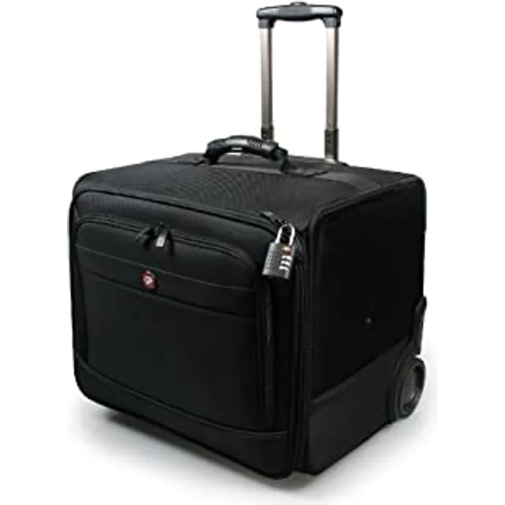 Port Designs XL Aktenordner Trolley 8St Din A4 ode, Schwarz