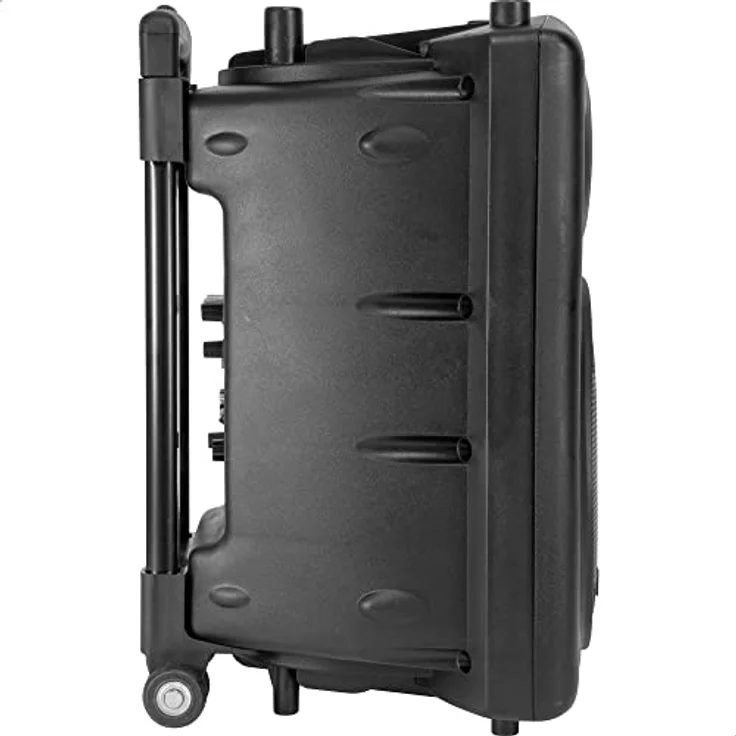 Ibiza 15-6018 Mobile Beschallungsanlage 25 cm (10 Zoll) mit USB-MP3, BT, REC, VOX, 1 VHF und 1 Kabelmikrofon, 500W – Bild 10