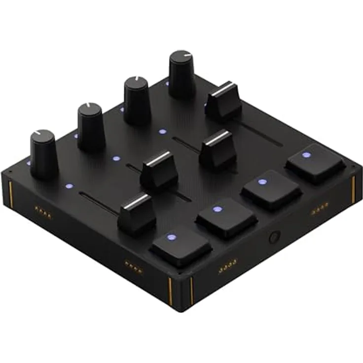 Intech Studio PBF4 MK3, Midi-Controller mit linearer mechanischer Technologie, schwarz