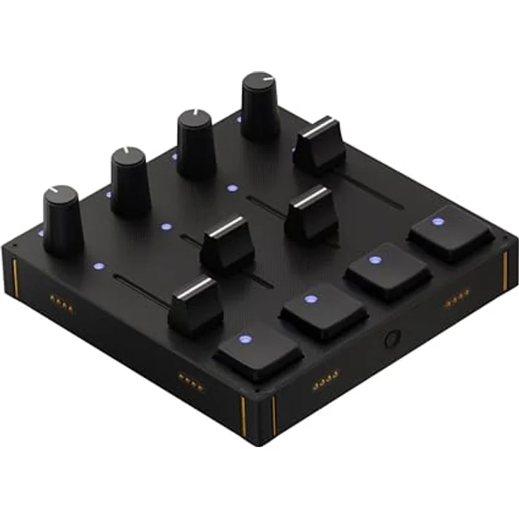 Intech Studio PBF4 MK3, Midi-Controller mit linearer mechanischer Technologie, schwarz – Bild 1