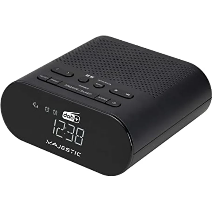 Majestic Radiowecker RS-116DAB, DAB+/FM Radio mit USB, 2 Alarmen und 3 Klingeltönen – Bild 1