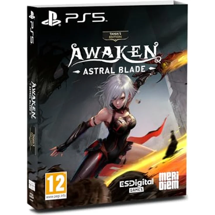 MDM MERIDIEM GAMES AWAKEN - ASTRAL BLADE - TANIA'S EDITION PS5 (EU Import) - Digitale Soundtrack, Boss Fatal Sticker, Lore Book – Bild 2