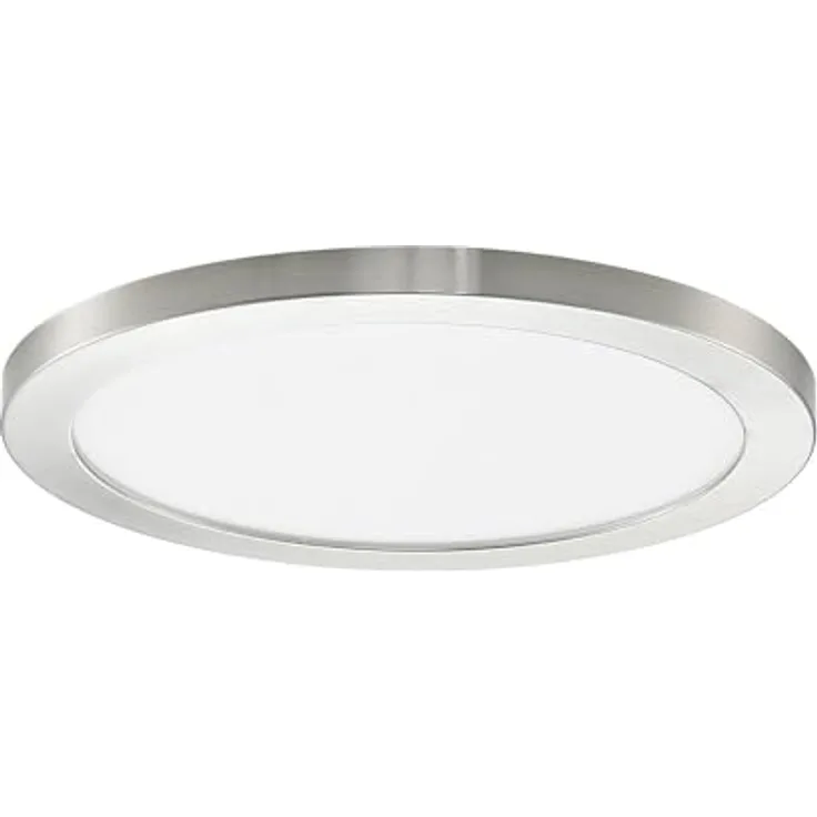 PRIOS LED 'Aureka' (Modern) in Alu aus Aluminium für Wohnzimmer & Esszimmer (1 flammig), Wohnzimmerlampe