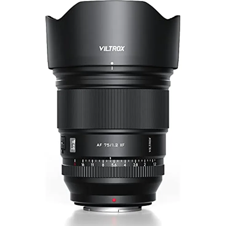 VILTROX 75mm f/1.2 F1.2 XF Autofokus Objektiv Fuji X Mount PRO Level APS-C Objektiv Kompatibel mit Fuji X-Mount Kameras X-T5 X-H2 X-H2S X-T30 II X-T4 X-A7 X- E3 X-E4 X-H1X-Pro2 X-T4 X-T10 X-T20