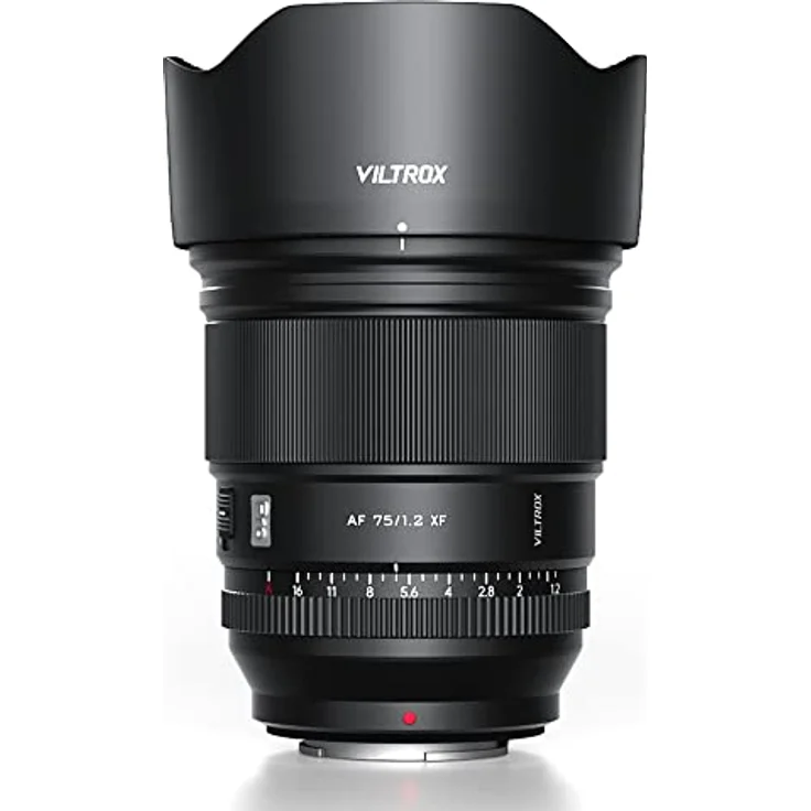 VILTROX 75mm f/1.2 F1.2 XF Autofokus Objektiv Fuji X Mount PRO Level APS-C Objektiv Kompatibel mit Fuji X-Mount Kameras X-T5 X-H2 X-H2S X-T30 II X-T4 X-A7 X- E3 X-E4 X-H1X-Pro2 X-T4 X-T10 X-T20 – Bild 1