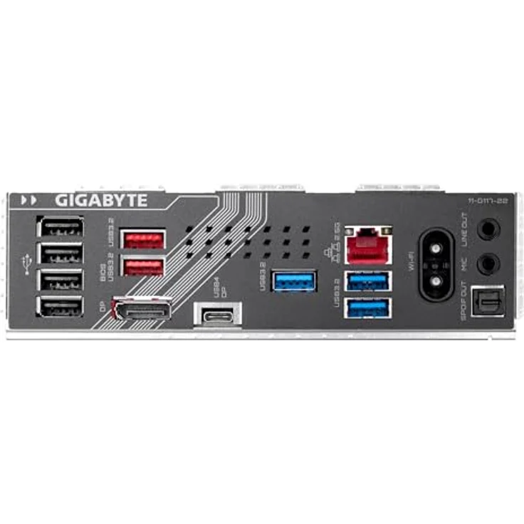 Gigabyte Z890 Gaming X WIFI7 Motherboard - 16+1+2 Phasen VRM, bis zu 8800MHz DDR5 (OC), PCIe 5.0, Wi-Fi 7, Thunderbolt 4, schwarz – Bild 4