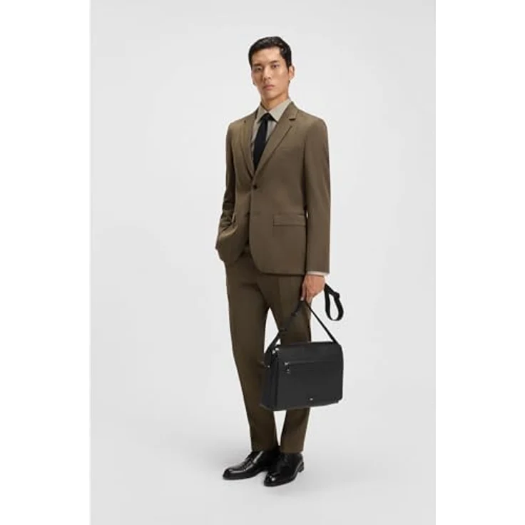 Boss Ray Aktentasche, 36 cm mit Laptopfach, schwarz, 100% Polyurethan – Bild 5