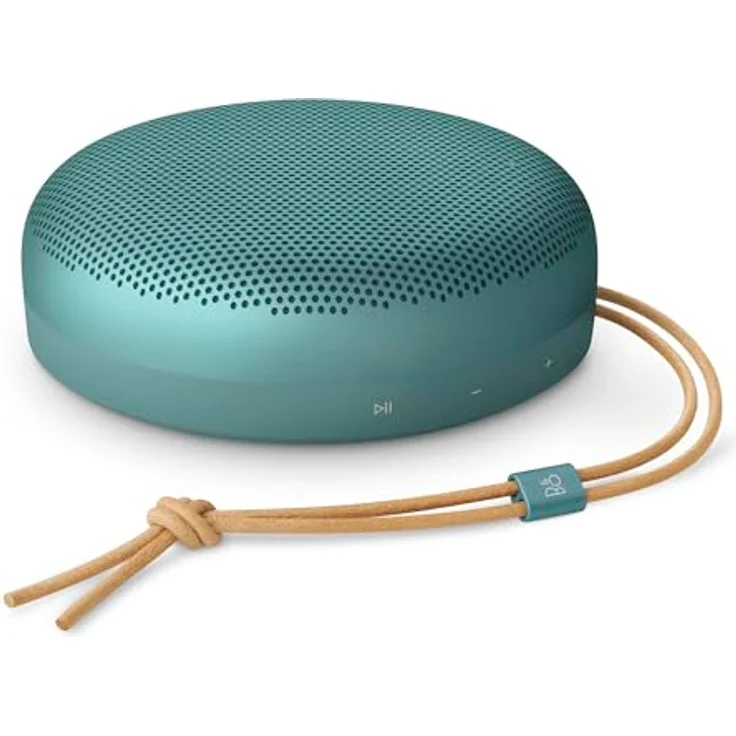 Bang & Olufsen Beosound A1 (3. Generation), Tragbarer wasserdichter Bluetooth-Lautsprecher mit 3 Mikrofonen und 24 Stunden Akkulaufzeit, Cradle-to-Cradle-zertifiziert - Eucalyptus Green – Bild 1