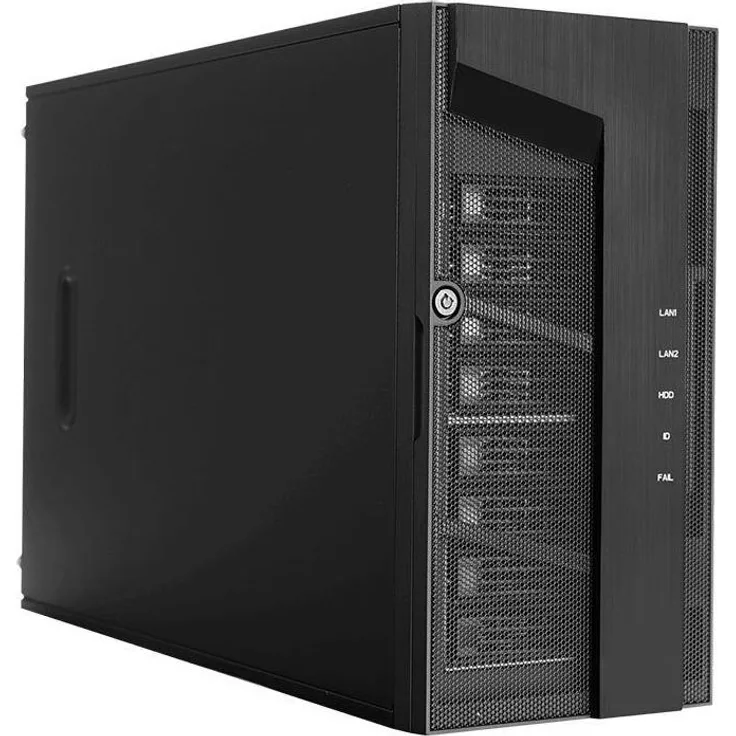 bluechip SERVERline T30349r, Tower-Server mit Intel Xeon 6315P, 16 GB DDR5 RAM, 2 × 960 GB SSD, Schwarz