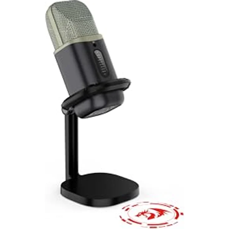 Redragon GM305 ECHOWAVE, Mikrofon mit RGB-Beleuchtung, Niere und Omnidirektional, USB-C Anschluss, hohe Abtastrate bis 192 kHz, Touch-Lautstärkeregelung – Bild 7